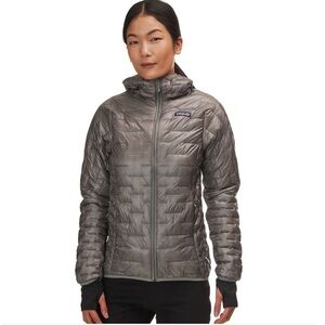 🎉HP Patagonia Micro Puff Insulated Hoodie Feather Grey